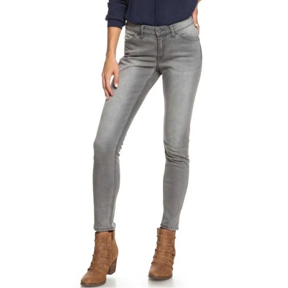 Roxy Seatripper Skinny Fit Jeans Gray Women’s Size 25 O